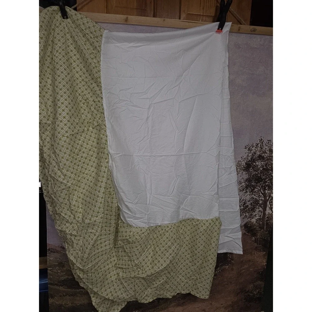 Waverly Emma's Garden Quilt Twin Size 1 Sham And Bed Skirt Shabby Chic 68x86